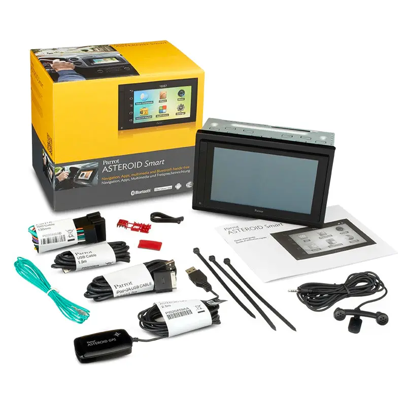 Parrot Asteroid Smart Apps/Navigation/Multimedia & Hands-Free 2Din Car Radio 1