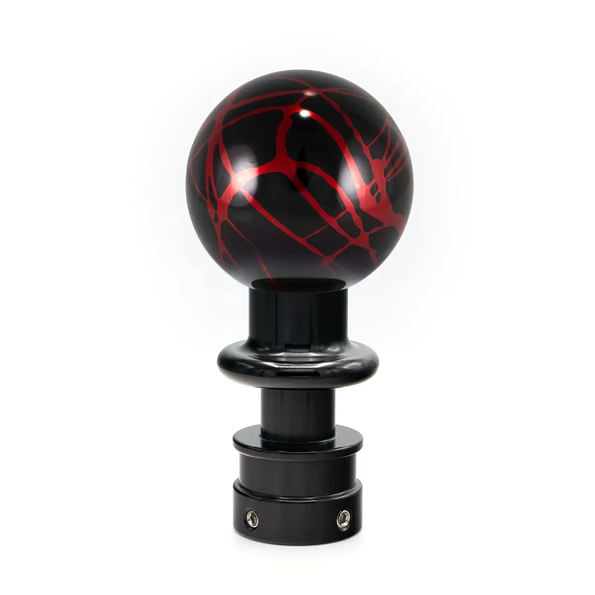 Billetworkz Automatic Shifter - Black W/ Red Splash - Fits Jeep Wrangler Jl (2018-Present) 1