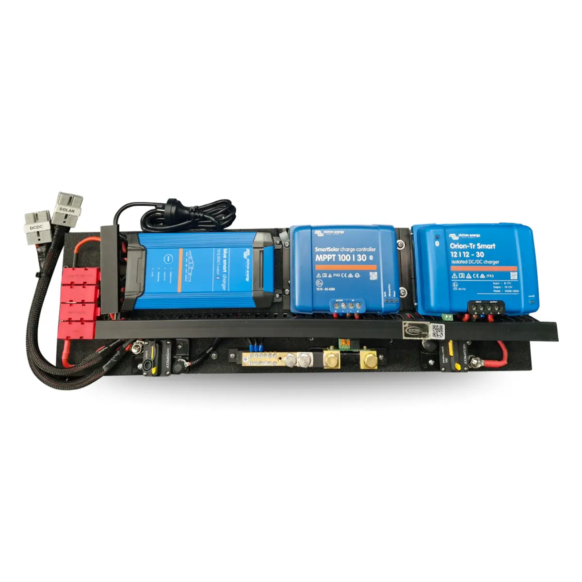 Baintech E2e Power Board - Complete 12V Victron Energy Power Management System With Mppt Solar, Dc-Dc, Ac Charging And Smart Shunt Battery Monitoring 1