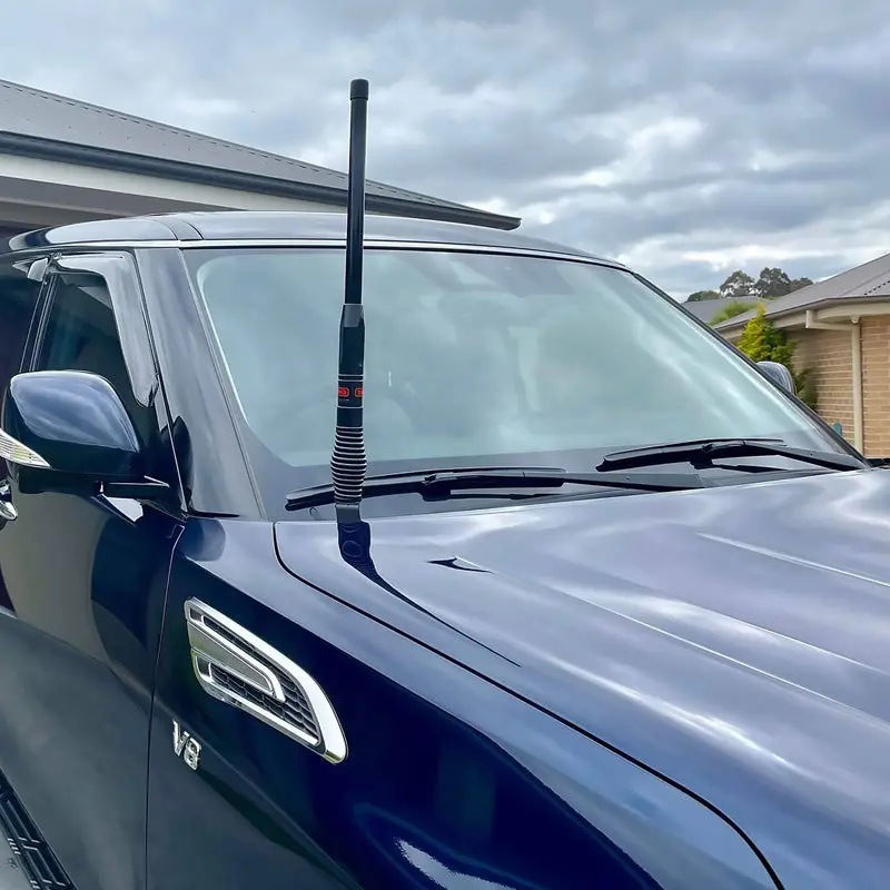 Gmf4x4 Bb-015D (015D-Bb) Uhf Antenna Bonnet Bracket To Suit Y62 Patrol S5 (2020+) - Driver Side 1