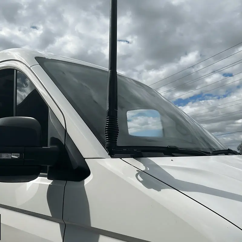 Gmf4x4 Bb-120D (120D-Bb) Uhf Antenna Bonnet Bracket To Suit Vw Crafter 2017-2023 - Driver Side 1
