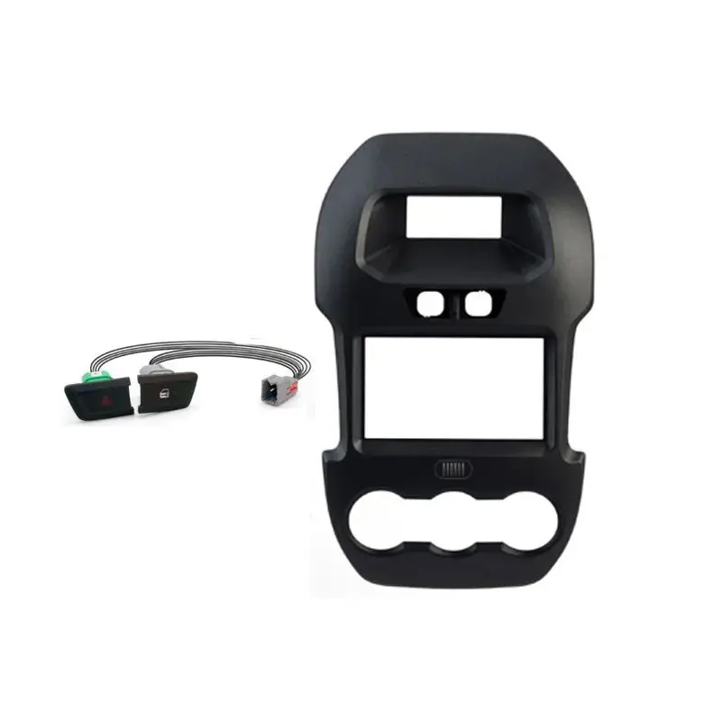 Stinger Bn25k5008b Double Din Radio Black Fascia Kit Suit Ford Ranger 2011 - 2015 1