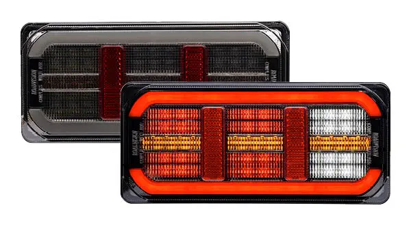 Roadvision Br220arw Led Rear Combination Lamp - Stop/Tail/Sequential Indicator/Reverse/Reflector 1
