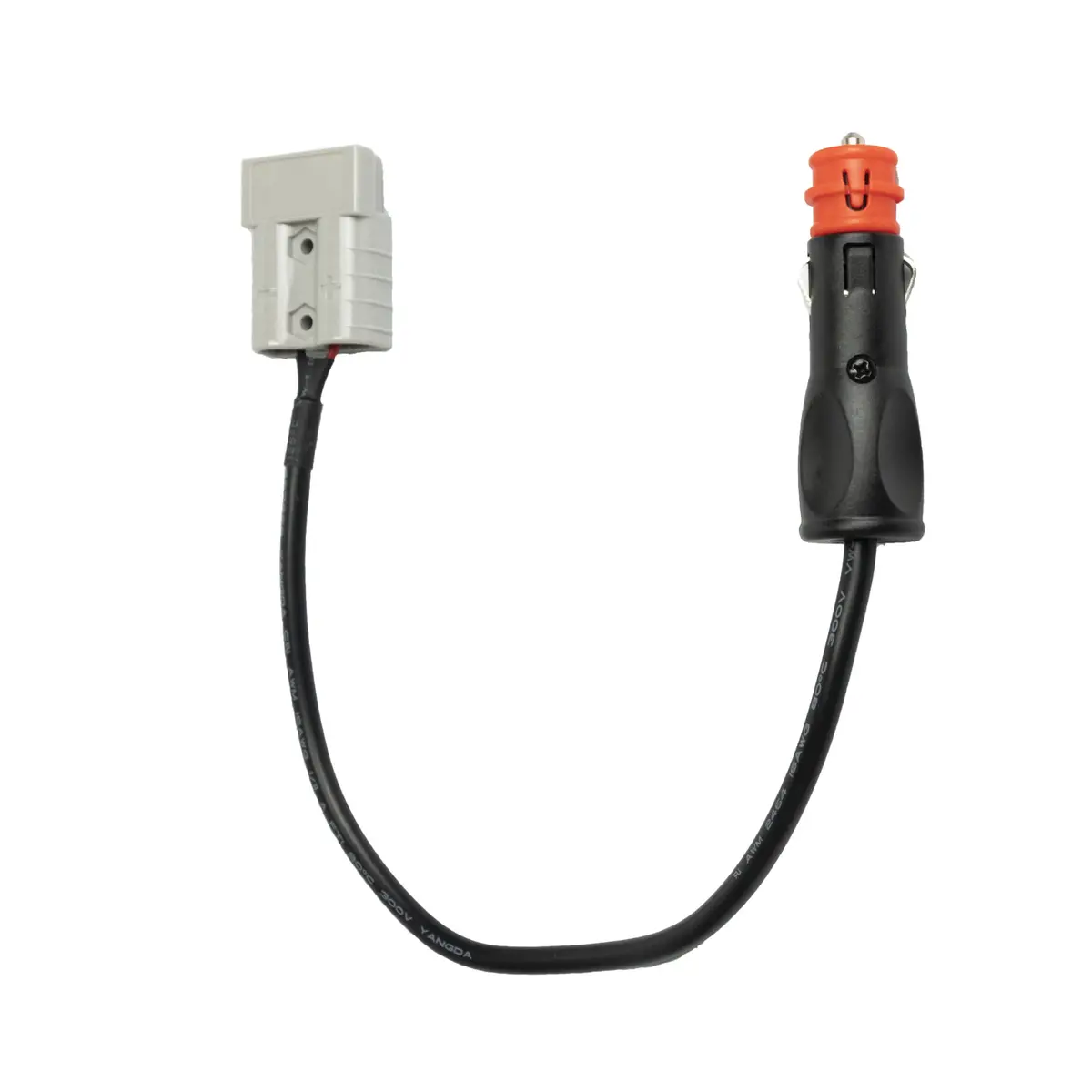 Baintech Btacp-001 Anderson To Cigarette Plug - 50A High Current Connector Cable For Powering Anderson Equipment From Vehicle Accessory Sockets 1