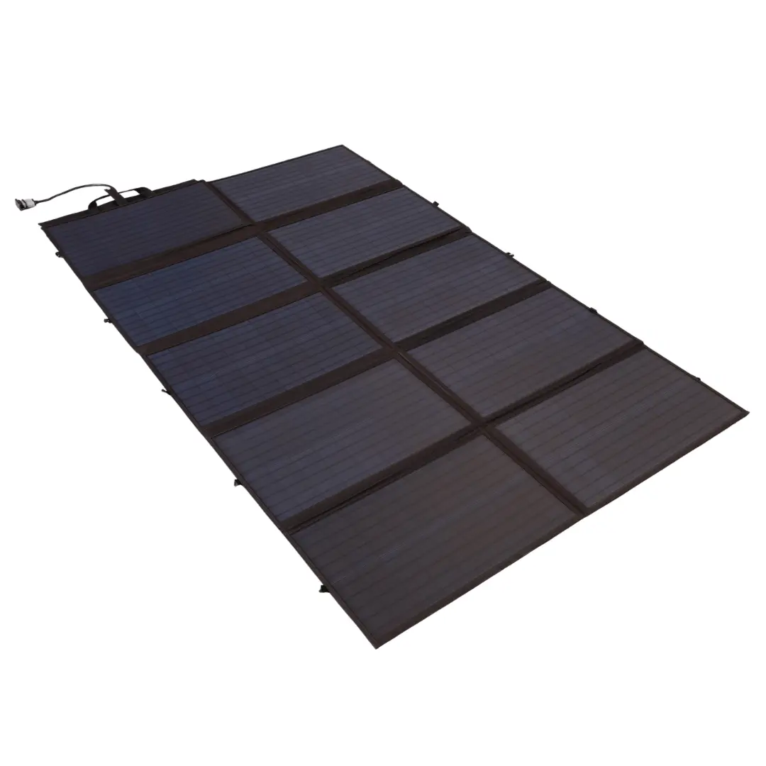 Baintech Btblanket350 350W Foldable Monocrystalline Solar Blanket With 30A Pwm Controller 1