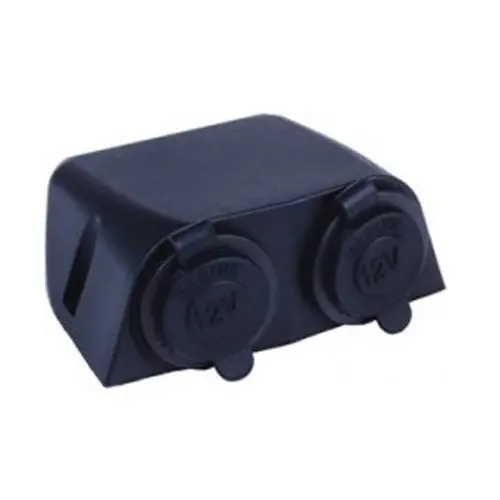 Baintech Btciga-003R Surface Mount Double Cigarette Lighter Socket With Pvc Housing 1