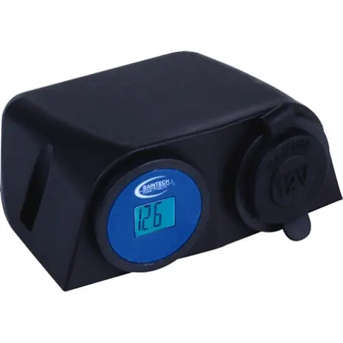 Baintech Btdcm006 Surface Mount Double Dc 12V Lcd Meter + Engel Socket 1