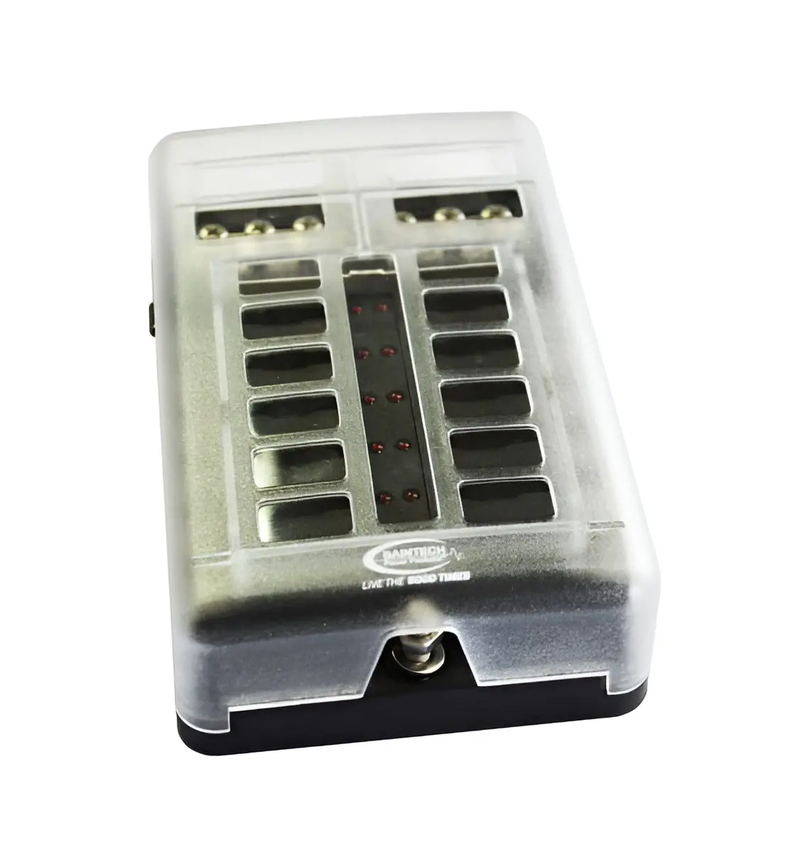 Baintech Btfuseblock12 12 Way Fuse Block With Red Led Fuse Indicators 1