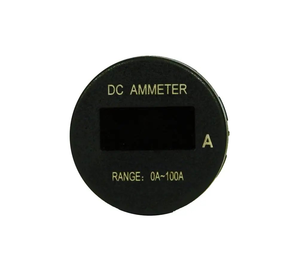 Baintech Btoledamm Oled Ammeter - Digital Dc Current Meter With 0-100A Range And Included Shunt For Real-Time Battery System Monitoring 1