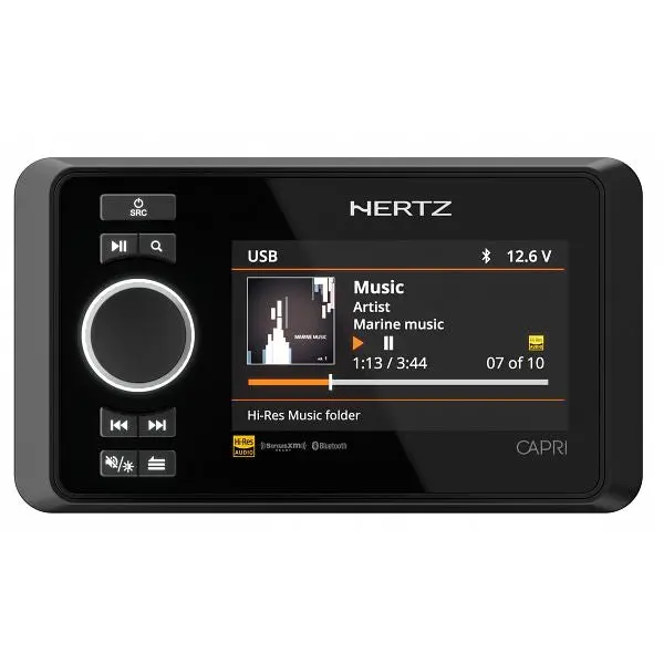 Hertz Caprihd1 Marine Remote Control With Tft Ips Display (Capri Hd1) 1