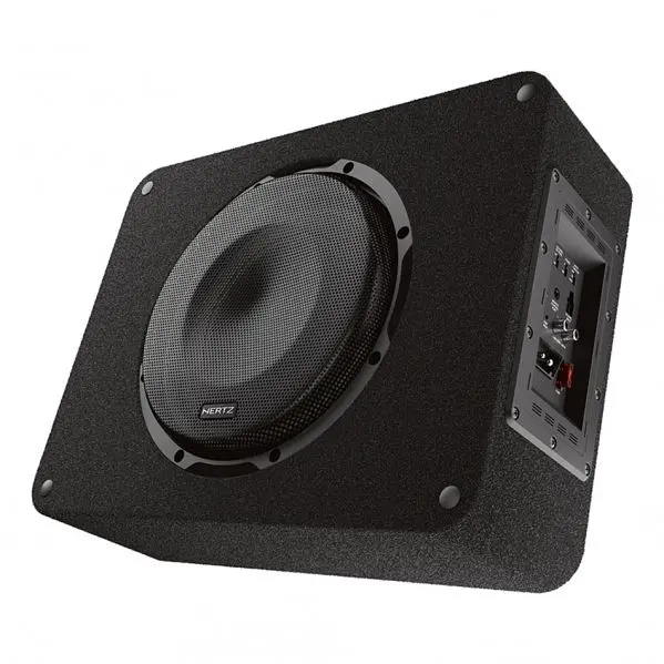 Hertz Cba 250 Cento Series 10" 500W Active Flat Sealed Box Subwoofer Enclosure 1