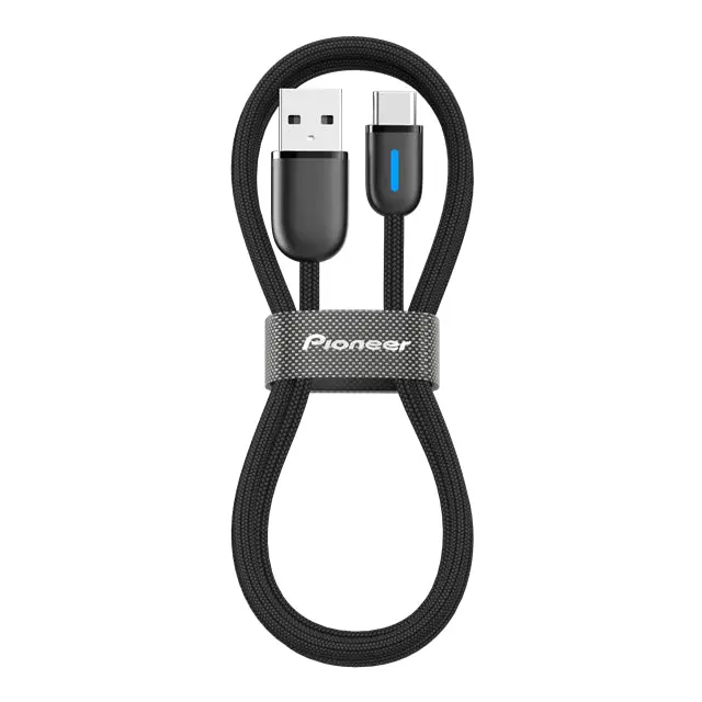 Pioneer Cd-U5310ac Usb-A To Usb-C Cable 1M With Blue Illuminated Connector And Confirmed Carplay Support 1