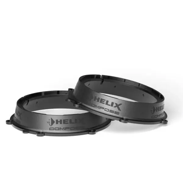 Helix Flexmount Cfmk200 Por.6 | 8" 3D Printed Speaker Adapter Pair For Porsche 1