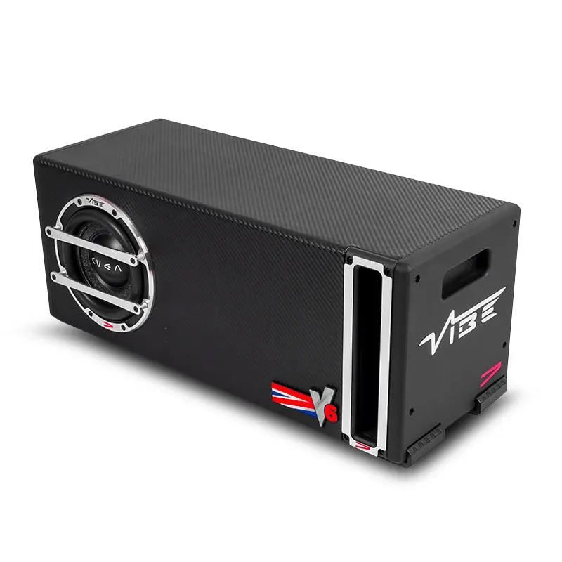 Vibe Cvenv6l-V4 300W 6" Compact Passive Bass Subwoofer Enclosure 1