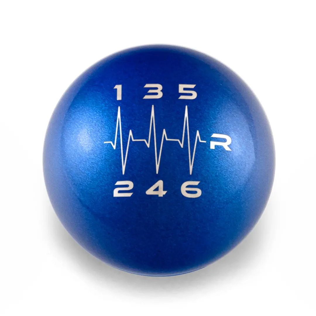 Billetworkz Weighted Shift Knob - 6-Speed Heartbeat Engraving For Dodge Challenger (2015-2023) 1