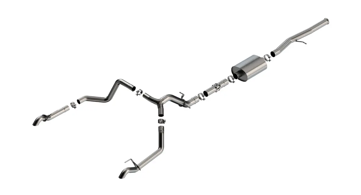 2022-2024 Cat Back Borla Atak Chevrolet Silverado Zr2 1