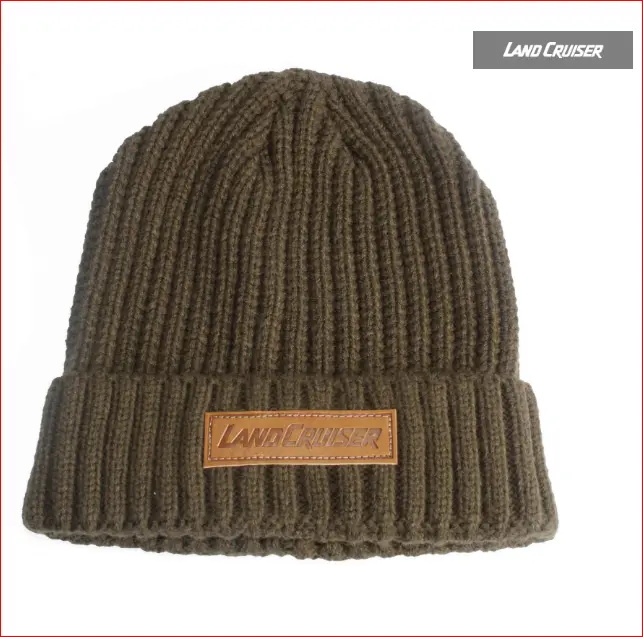 Olive Green Land Cruiser Knit Beanie 1