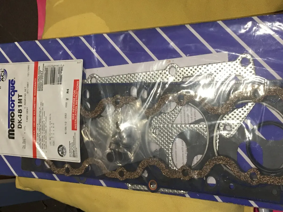 Acl Vrs Cylinder Head Gasket Set For Nissan Pulsar N13 1.6L Lf16 7/87-9/91 1