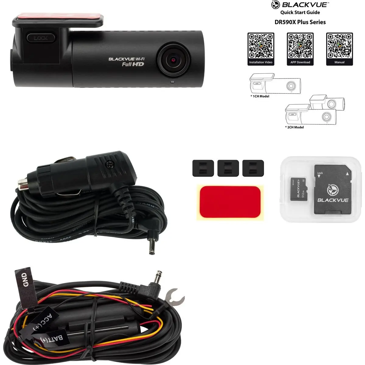 Blackvue Dr590x-1Ch-64-Pl Dr590x-1Ch Plus 64Gb Full Hd 60Fps Single-Channel Dash Cam 2