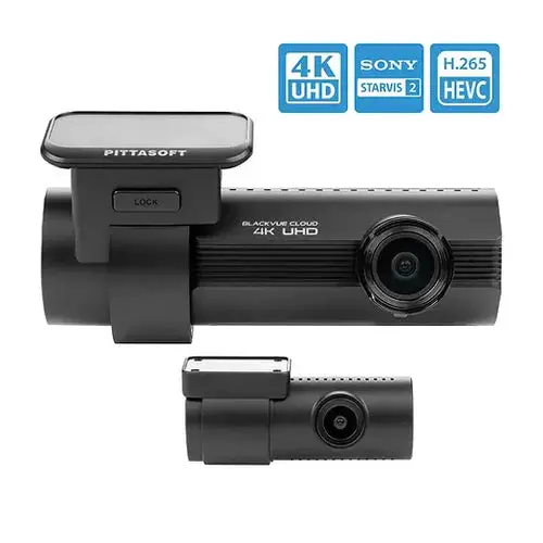Blackvue Dr970x-2Chir64plii Dr970x-2Ch Plus And Rc110f-Ir-C Infrared Interior Camera Bundle For Ride Share 1