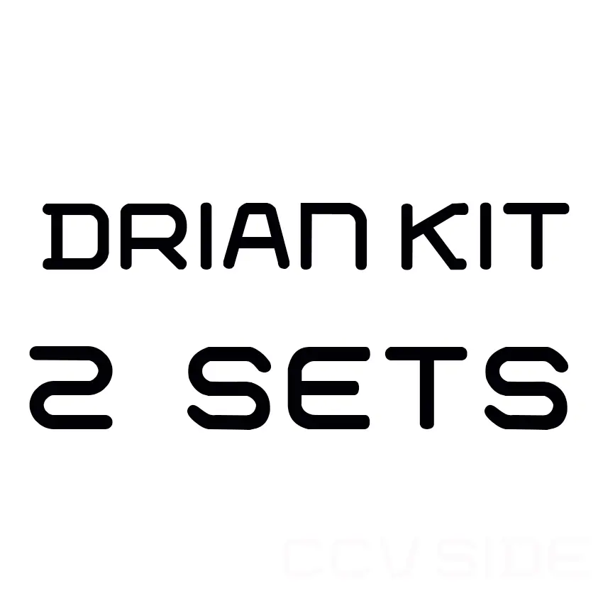 Zz Oil Catch Tank Parts - Drain Kit Nylon Valve Barbed Fitting-Options-D X2 1