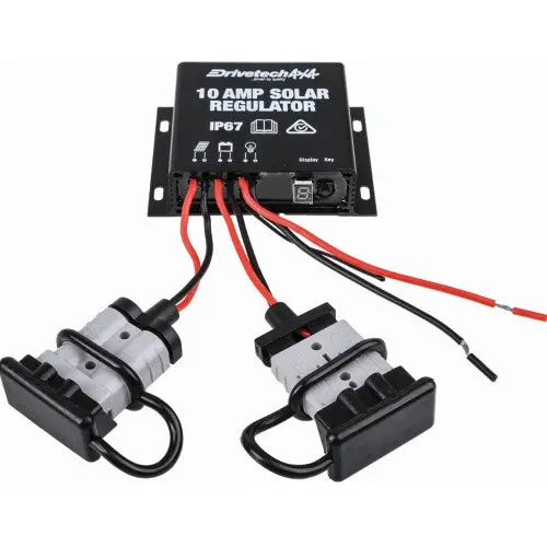 Drivetech 4X4 Dtsr10 10A Pwm Solar Regulator – Waterproof 12V/24V 1