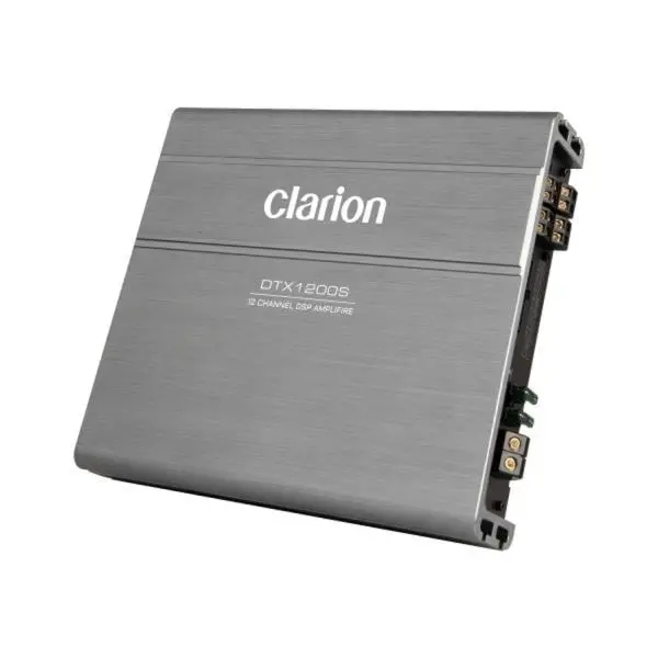 Clarion Dtx1200s 12-Channel 1360W Amplifier With 12-Channel Dsp 1