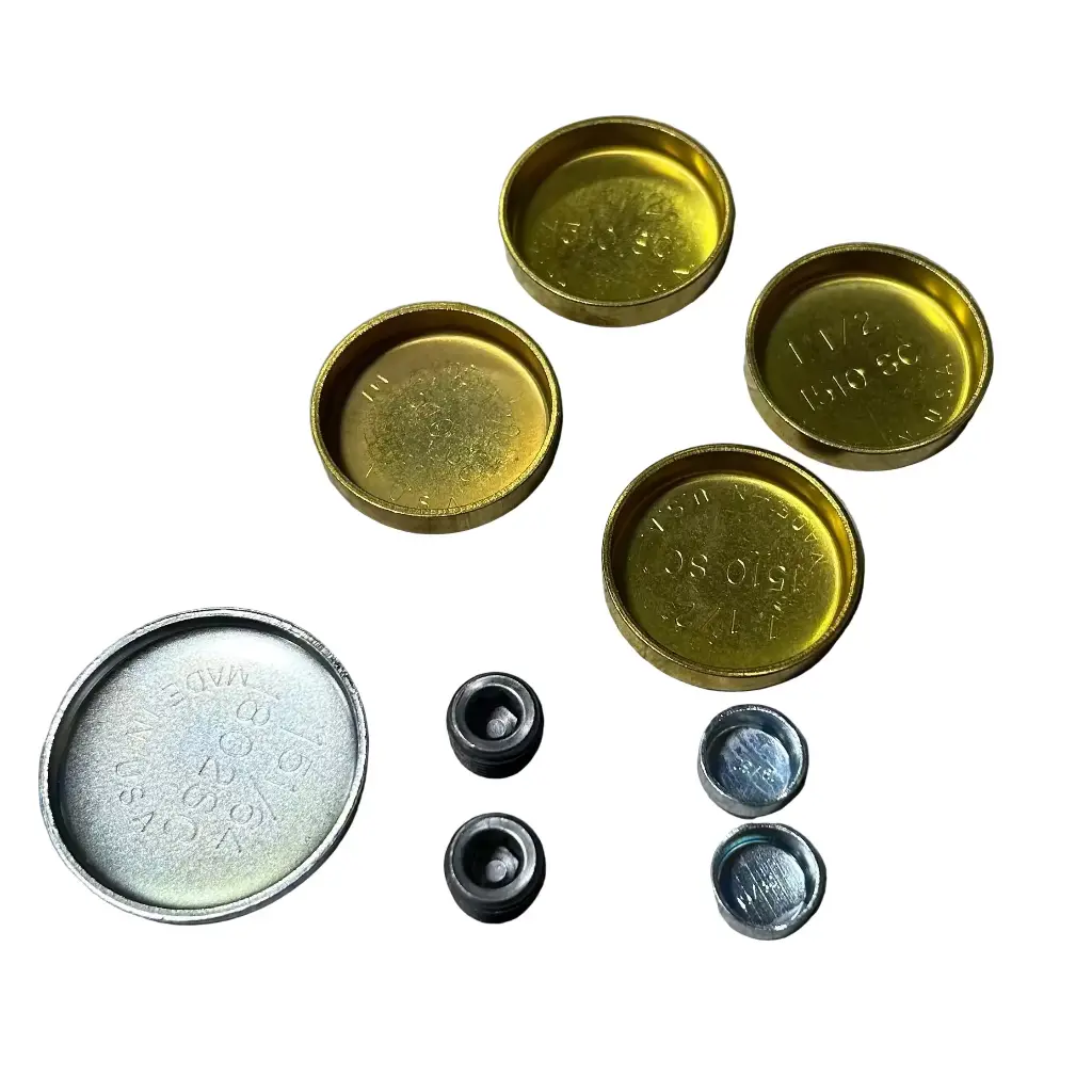 Expansion Freeze Plug Kit, Brass, 1966-1971, Dauntless 225 V6 1