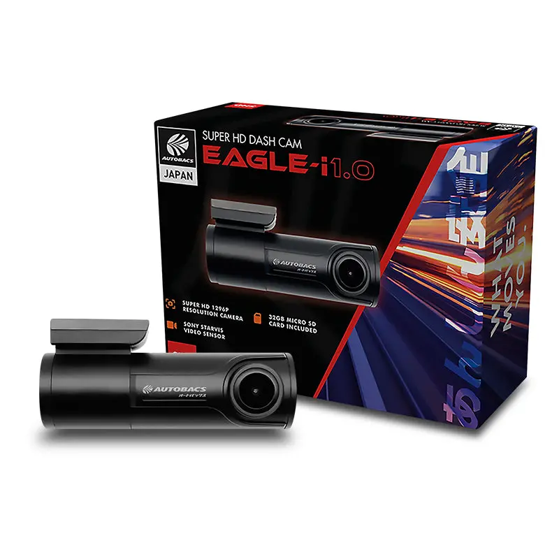 Autobacs Eaglei1.0 Super Hd Dash Cam Wi-Fi Dvr 1