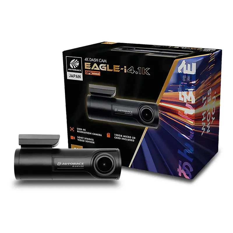 Autobacs Eaglei4.1K 4K Dash Cam Wi-Fi Gps Dvr 1