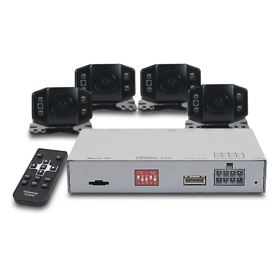 Echomaster Emubcamkit Terrainview Underbody Universal 4 Camera Kit W/ Dvr 1