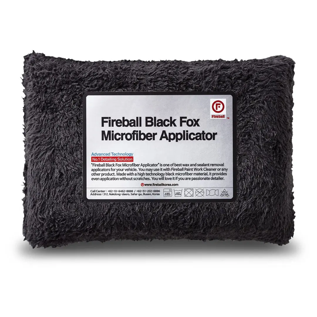 Fireball Fb-Bfma | Microfiber Applicator - Black 1