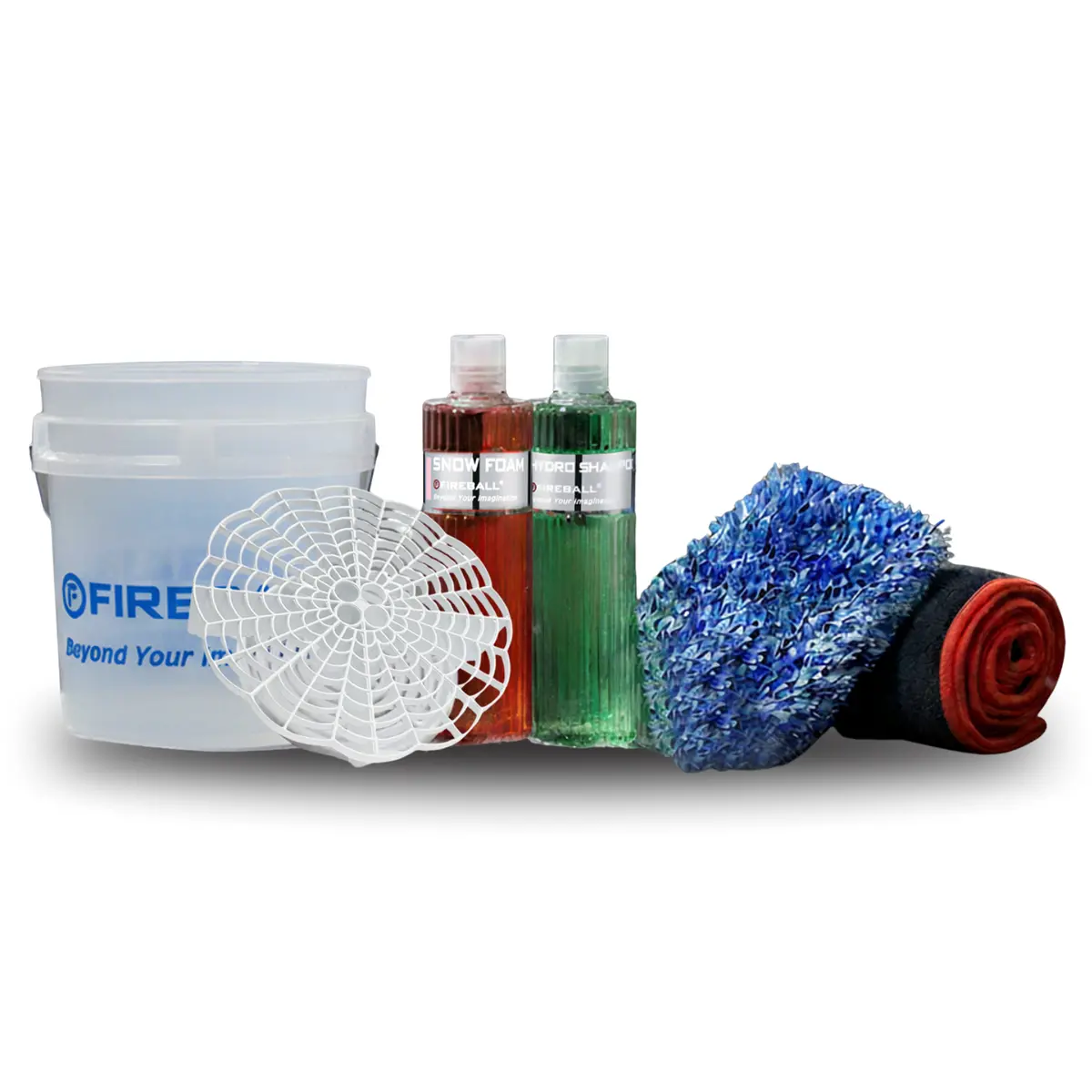 Fireball Fb-Bk-Pd-Wh Basic Kit - Wash Pad (Clear-White Bucket) 1