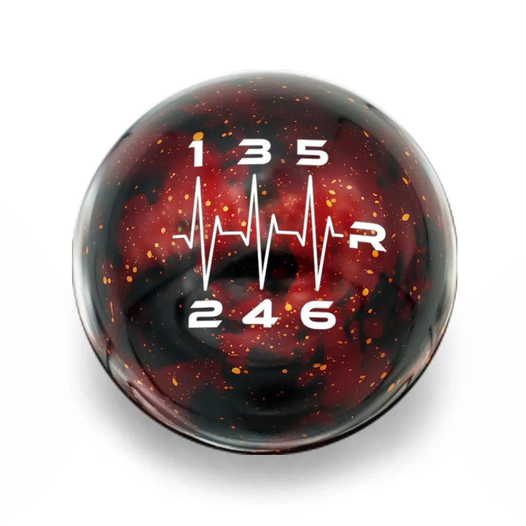 Billetworkz Cosmic Space Shift Knob - 6 Speed Heartbeat Engraving For Dodge Challenger (2015-2023) 1