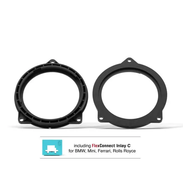Helix Cfmk100 Bmw.2 | Flexmount100 Adaptor Ring Kit | 4" Midrange Adapter 1