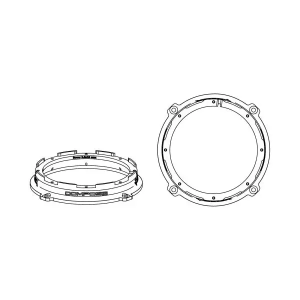 Helix Cfmk165 Hyu.1 | Flexmount165 Adaptor Ring Kit | 6.5" Midbass Adapter 1