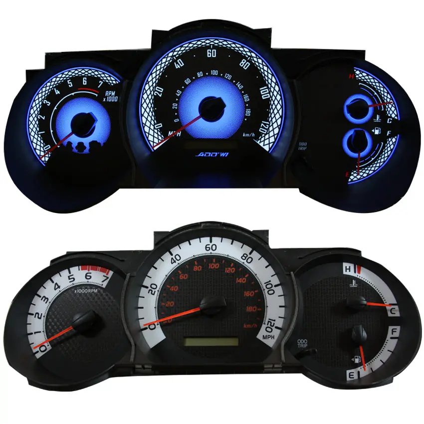 Add W1 Toyota Tacoma Overlay Face Gauge 2005-2015 Manual - 3D Illusions 1