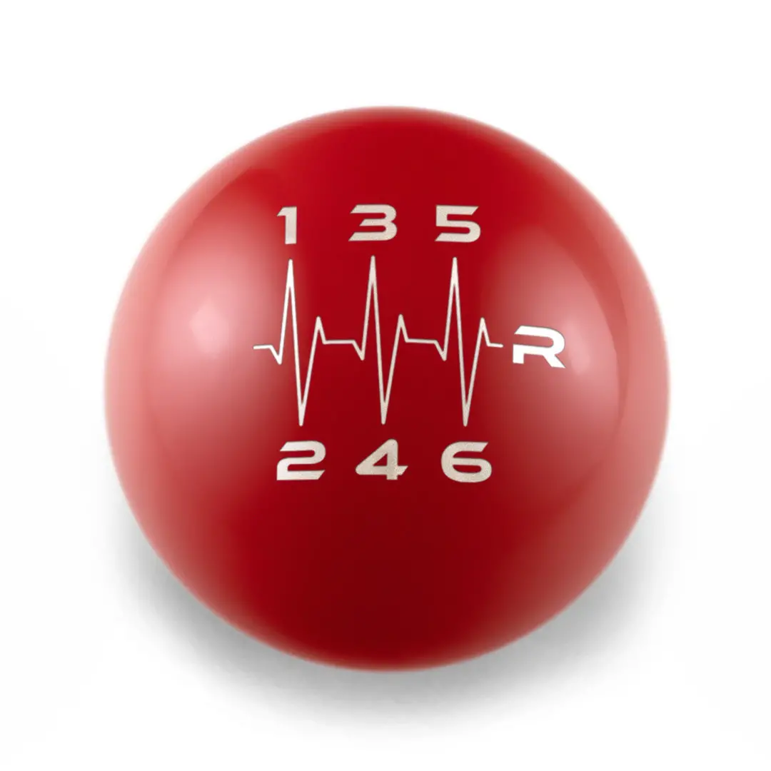 Billetworkz Weighted Shift Knob - 6-Speed Heartbeat Engraving For Dodge Challenger (2015-2023) 29