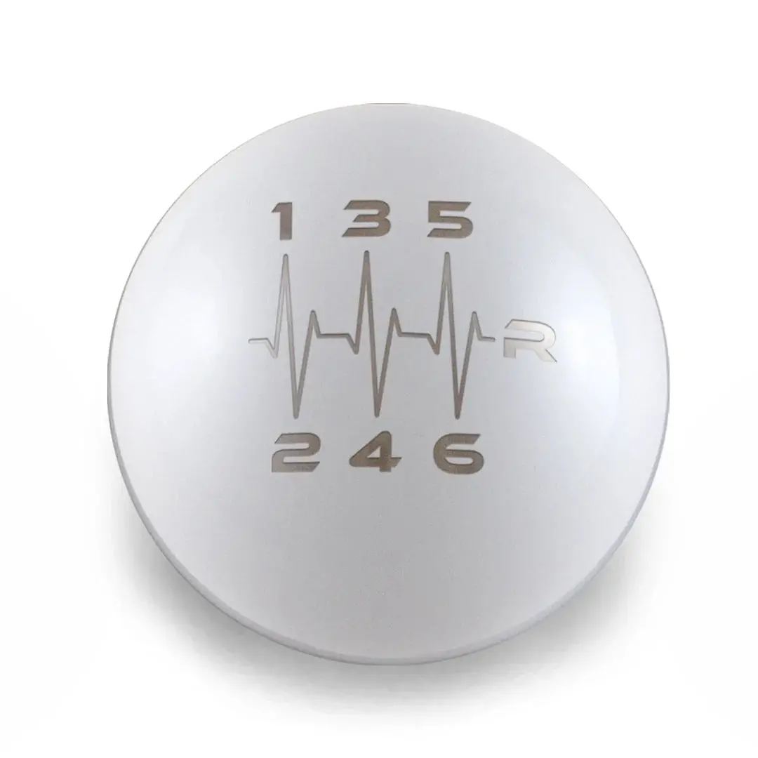 Billetworkz Weighted Shift Knob - 6-Speed Heartbeat Engraving For Dodge Challenger (2015-2023) 22