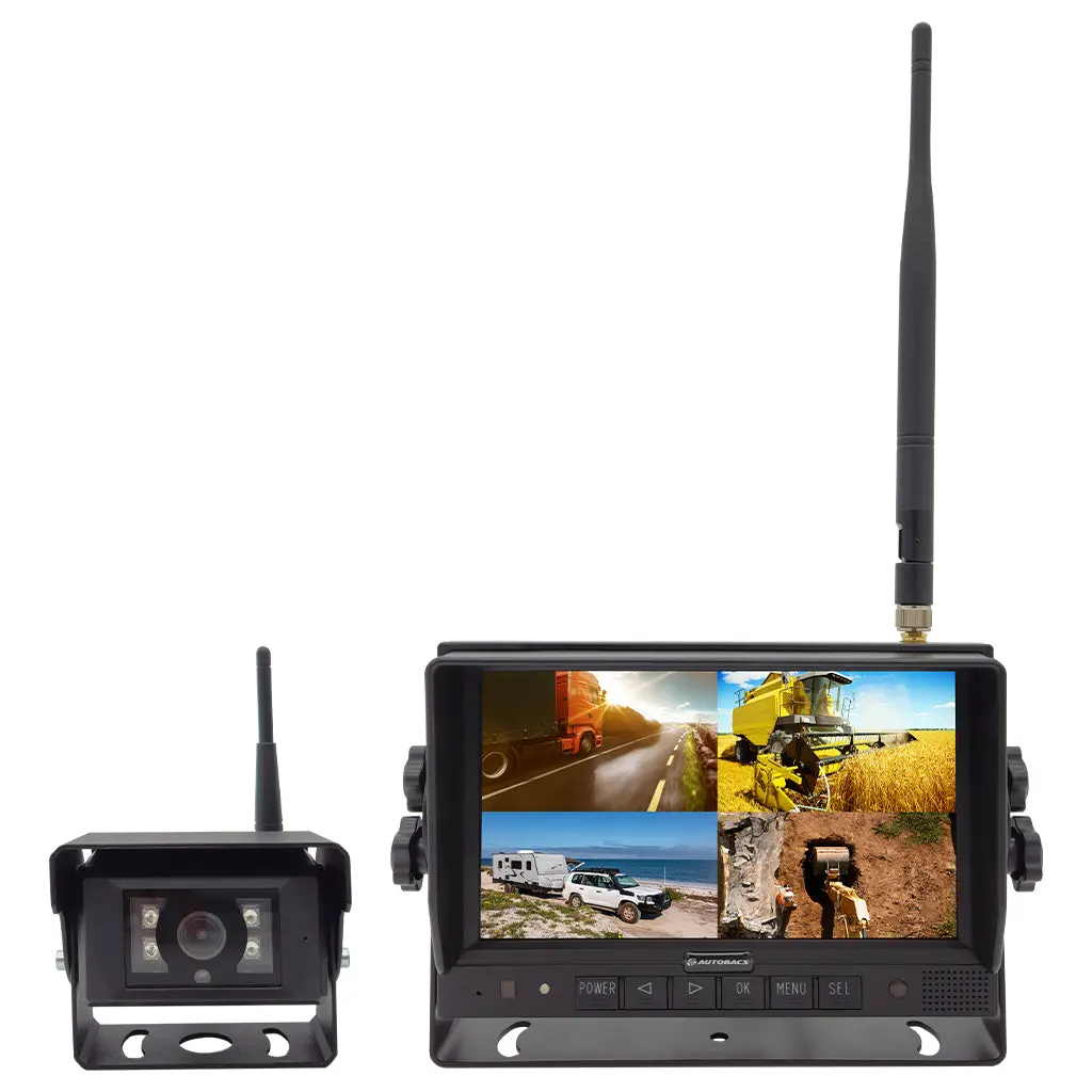 Autobacs Hdvr74w - 7 Inch High Res Dvr Wireless System 1