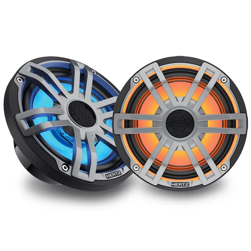Hertz Hex65sld 6.5” 4 Ohm Marine Speakers With Sports Grille & Rgb 1