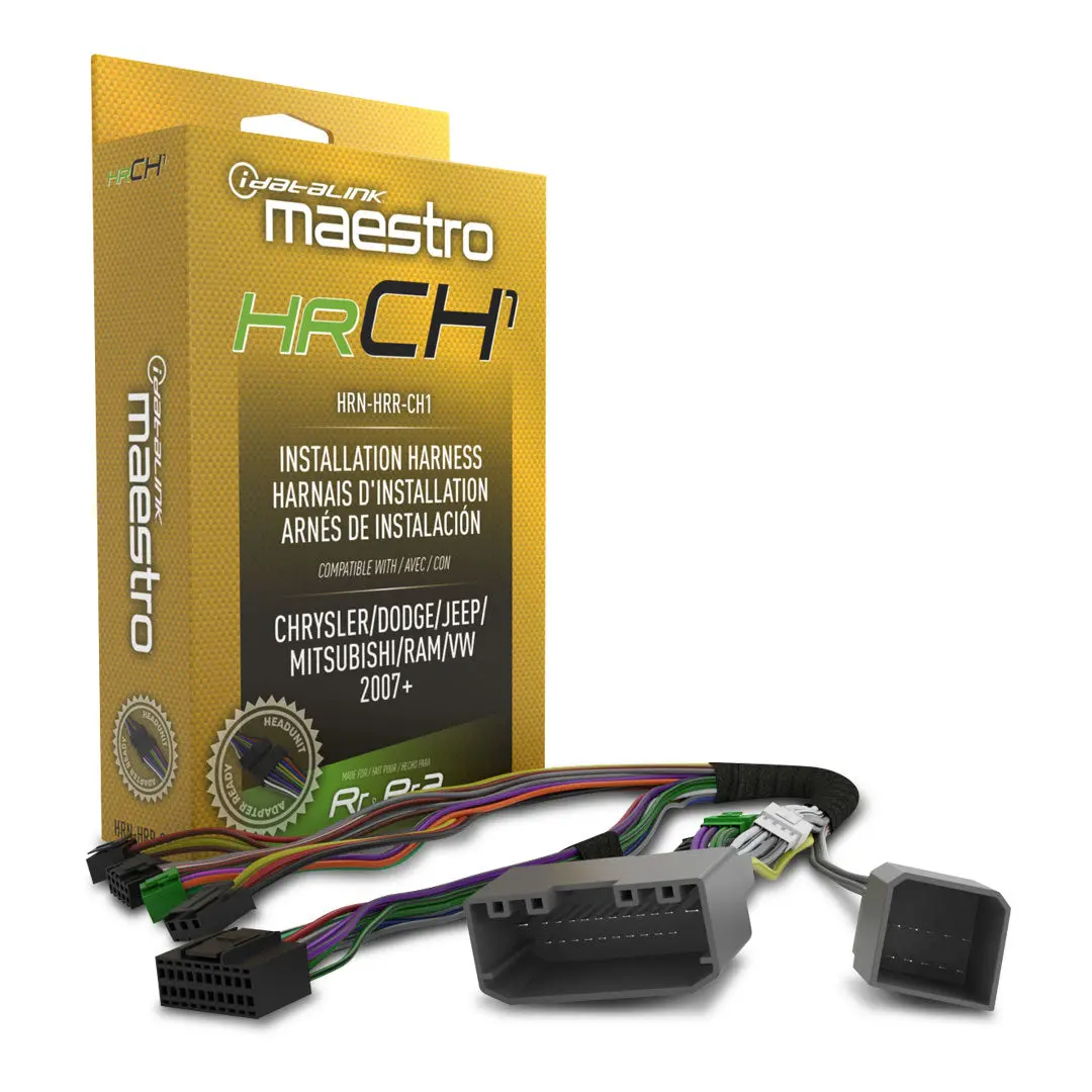 Idatalink Maestro Hrn-Hrr-Ch1 Plug-N'-Play T-Harness For Ch1 Chrysler/Dodge/Jeep Vehicles (Hrch1) 1