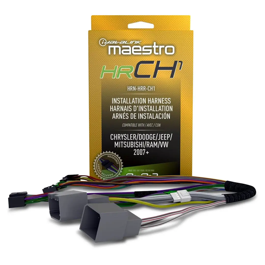 Idatalink Maestro Hrn-Hrr-Ch1 Plug-N'-Play T-Harness For Ch1 Chrysler/Dodge/Jeep Vehicles (Hrch1) 2