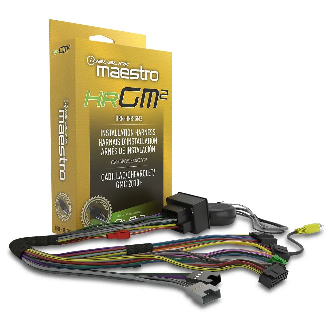 Idatalink Maestro Hrn-Hrr-Gm2 | Plug-N'-Play T-Harness | For Gm2 Vehicles With Speaker & Hu Connectors 1