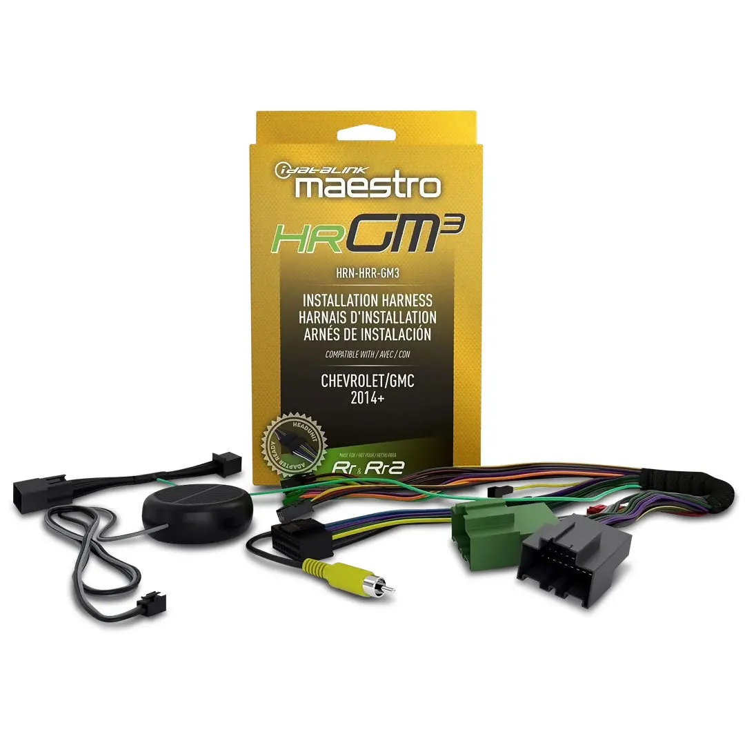 Idatalink Maestro Hrn-Hrr-Gm3 | Plug-N'-Play T-Harness | For Gm3 Vehicles With Speaker & Hu Connectors 1