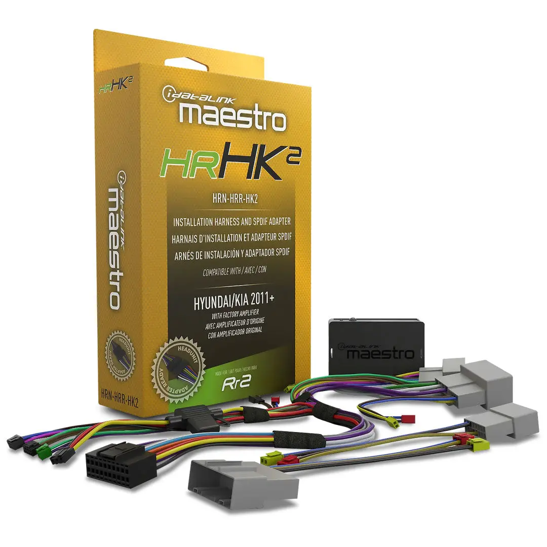 Idatalink Maestro Hrn-Hrr-Hk2 | Plug-N'-Play T-Harness | For Select Hyundai & Kia Vehicles 1