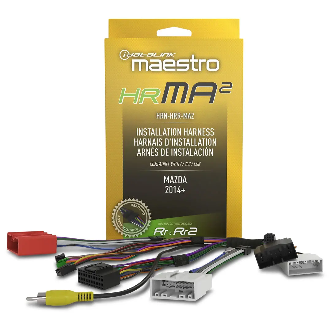 Idatalink Maestro Hrn-Hrr-Ma2 | Plug-N'-Play T-Harness | For Mazda Vehicles 1