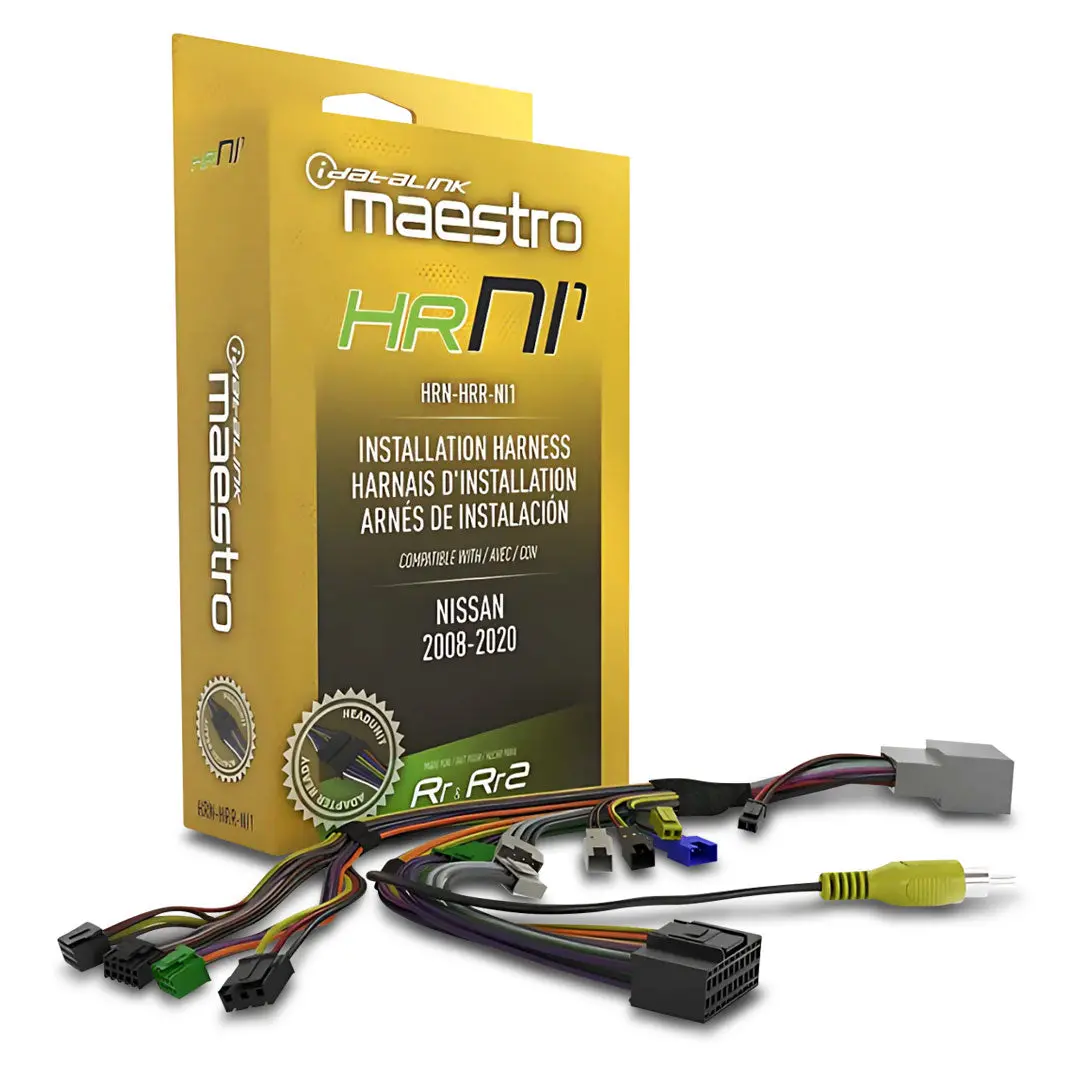 Idatalink Maestro Hrn-Hrr-Ni1 | Plug-N'-Play T-Harness For Ni1 Vehicles With Hu Connectors 1