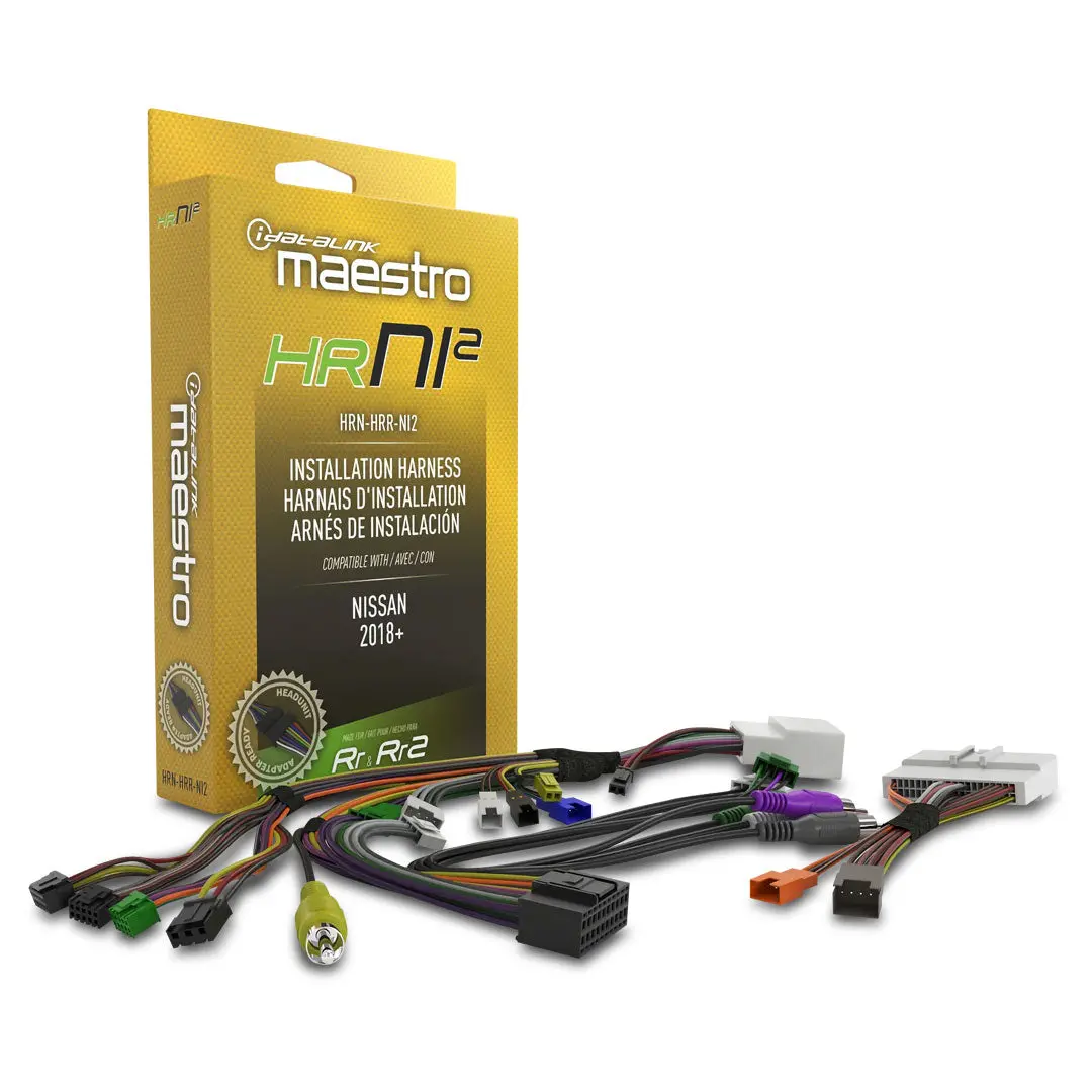 Idatalink Maestro Hrn-Hrr-Ni2 | Plug-N'-Play T-Harness | For Ni2 Vehicles With Hu Connectors 1