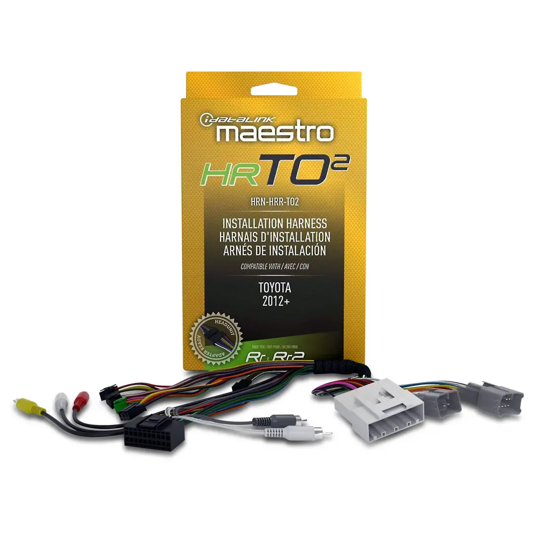 Idatalink Maestro Hrn-Hrr-To2 Plug-N'-Play T-Harness Suit To2 Toyota Vehicles With Hu Connectors (Hrto2) 1